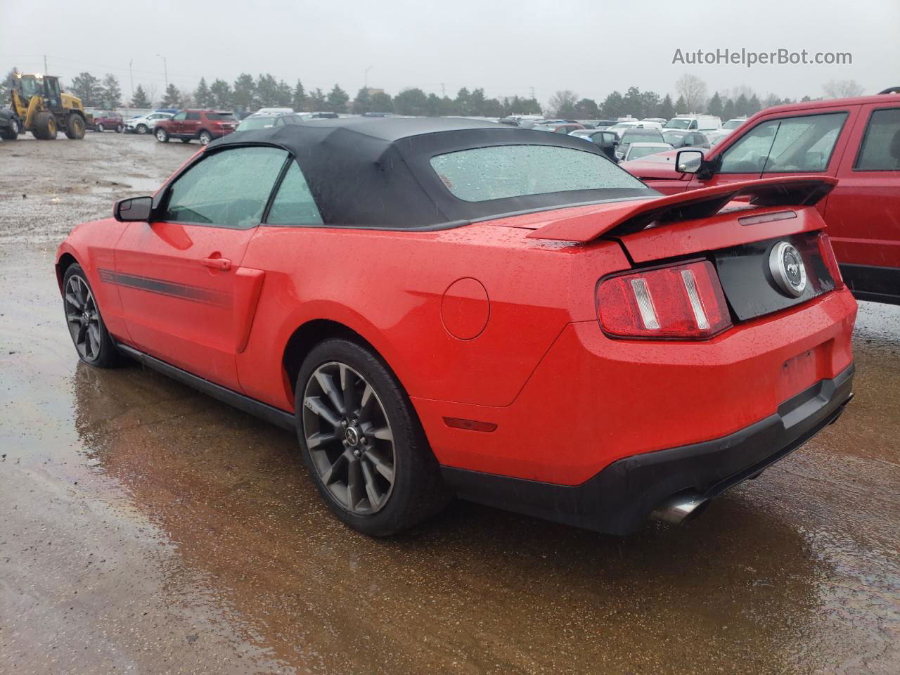 2011 Ford Mustang Gt Red vin: 1ZVBP8FF6B5168243