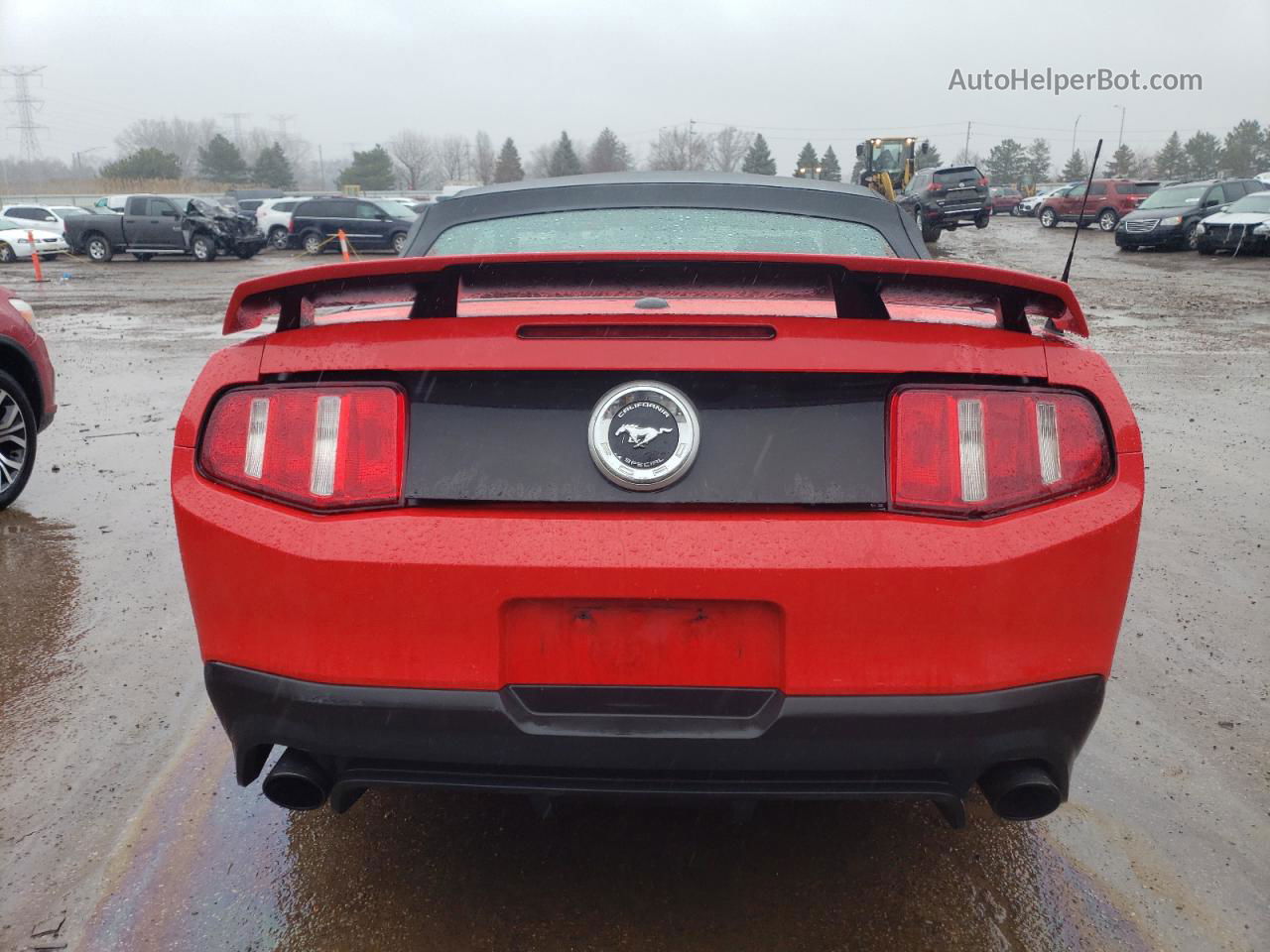 2011 Ford Mustang Gt Red vin: 1ZVBP8FF6B5168243