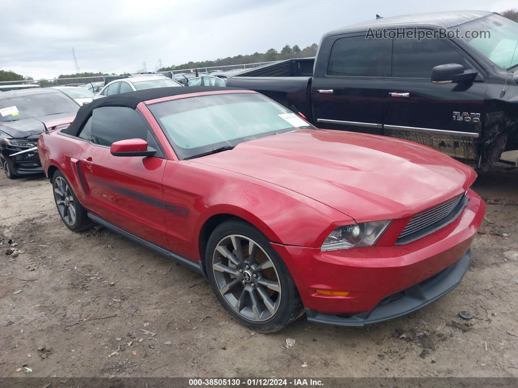 2011 Ford Mustang Gt Premium Red vin: 1ZVBP8FF8B5106794