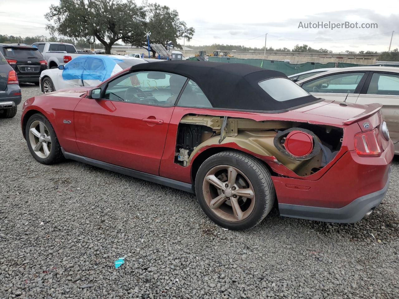 2011 Ford Mustang Gt Burgundy vin: 1ZVBP8FFXB5101211