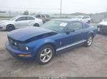 2008 Ford Mustang V6 Deluxe/v6 Premium Blue vin: 1ZVHT80N185157035