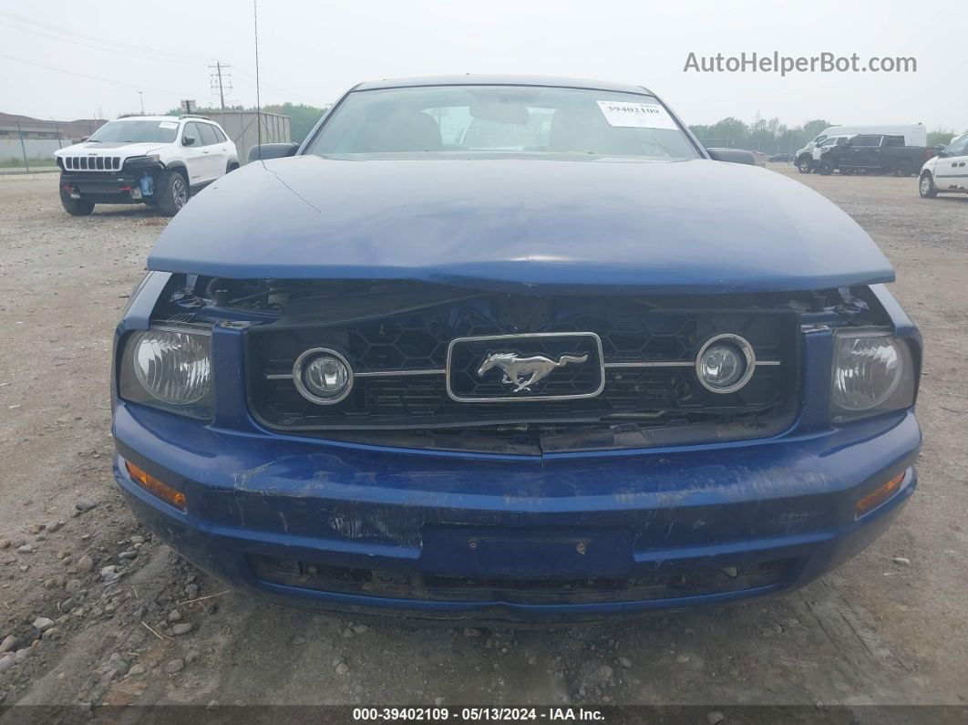 2008 Ford Mustang V6 Deluxe/v6 Premium Синий vin: 1ZVHT80N185157035