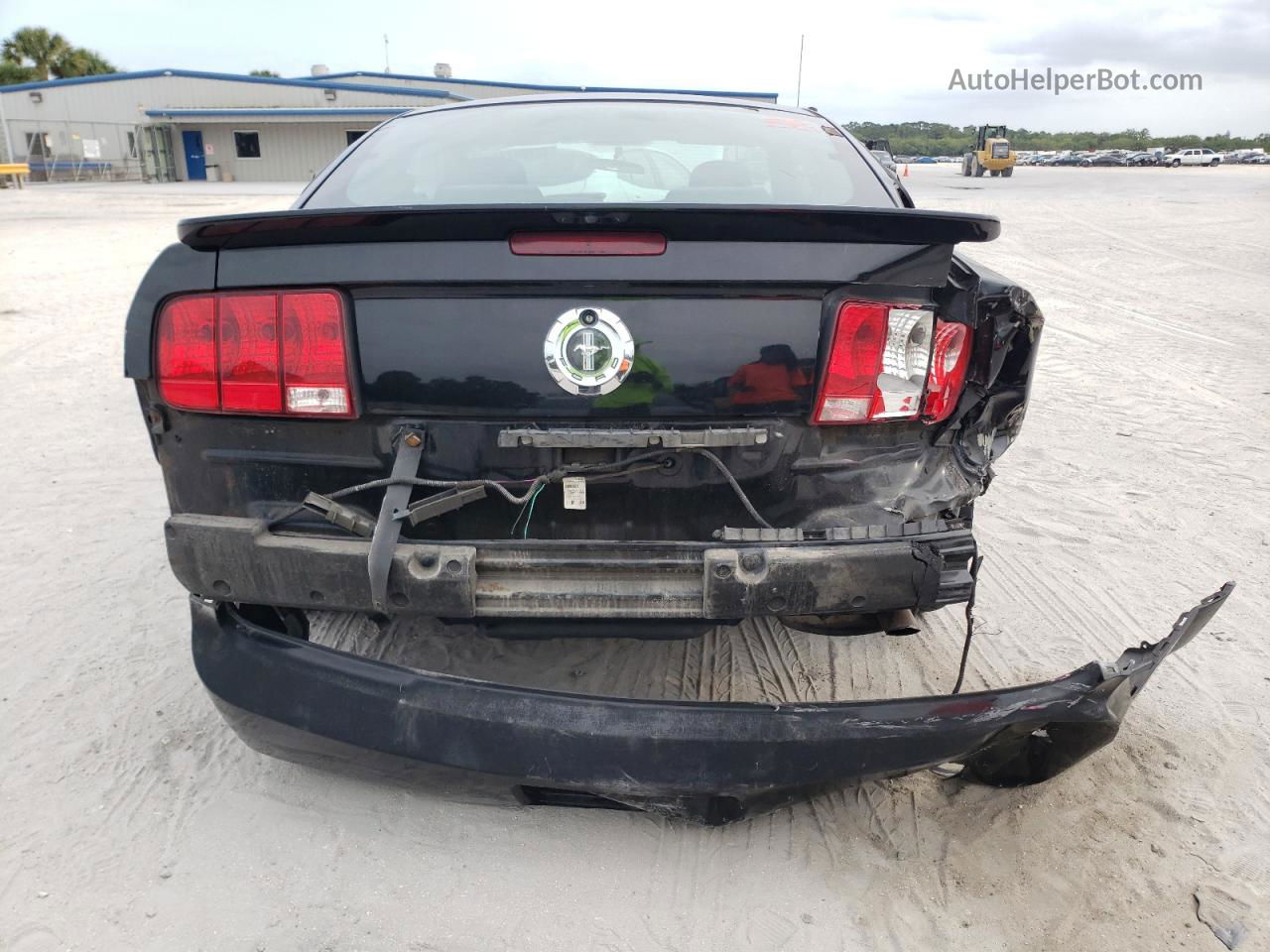 2008 Ford Mustang  Black vin: 1ZVHT80N385125770