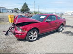 2008 Ford Mustang V6 Deluxe/v6 Premium Red vin: 1ZVHT80N385164990