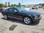 2008 Ford Mustang  Black vin: 1ZVHT80N385174340