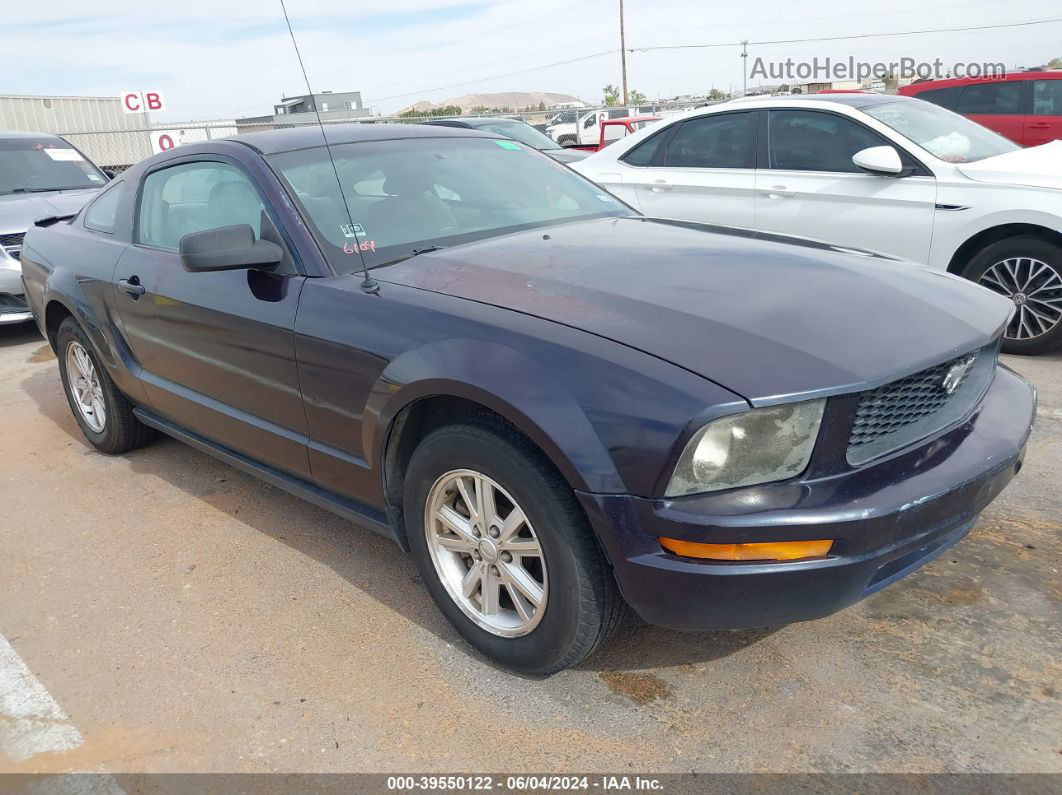 2008 Ford Mustang V6 Deluxe/v6 Premium Blue vin: 1ZVHT80N485111456