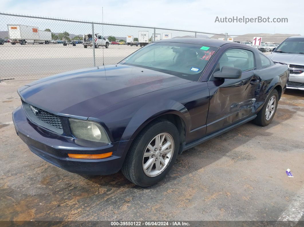 2008 Ford Mustang V6 Deluxe/v6 Premium Blue vin: 1ZVHT80N485111456