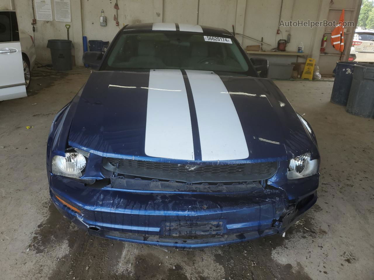 2008 Ford Mustang  Blue vin: 1ZVHT80N585118030