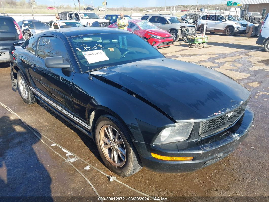 2008 Ford Mustang V6 Deluxe/v6 Premium Black vin: 1ZVHT80N585201263