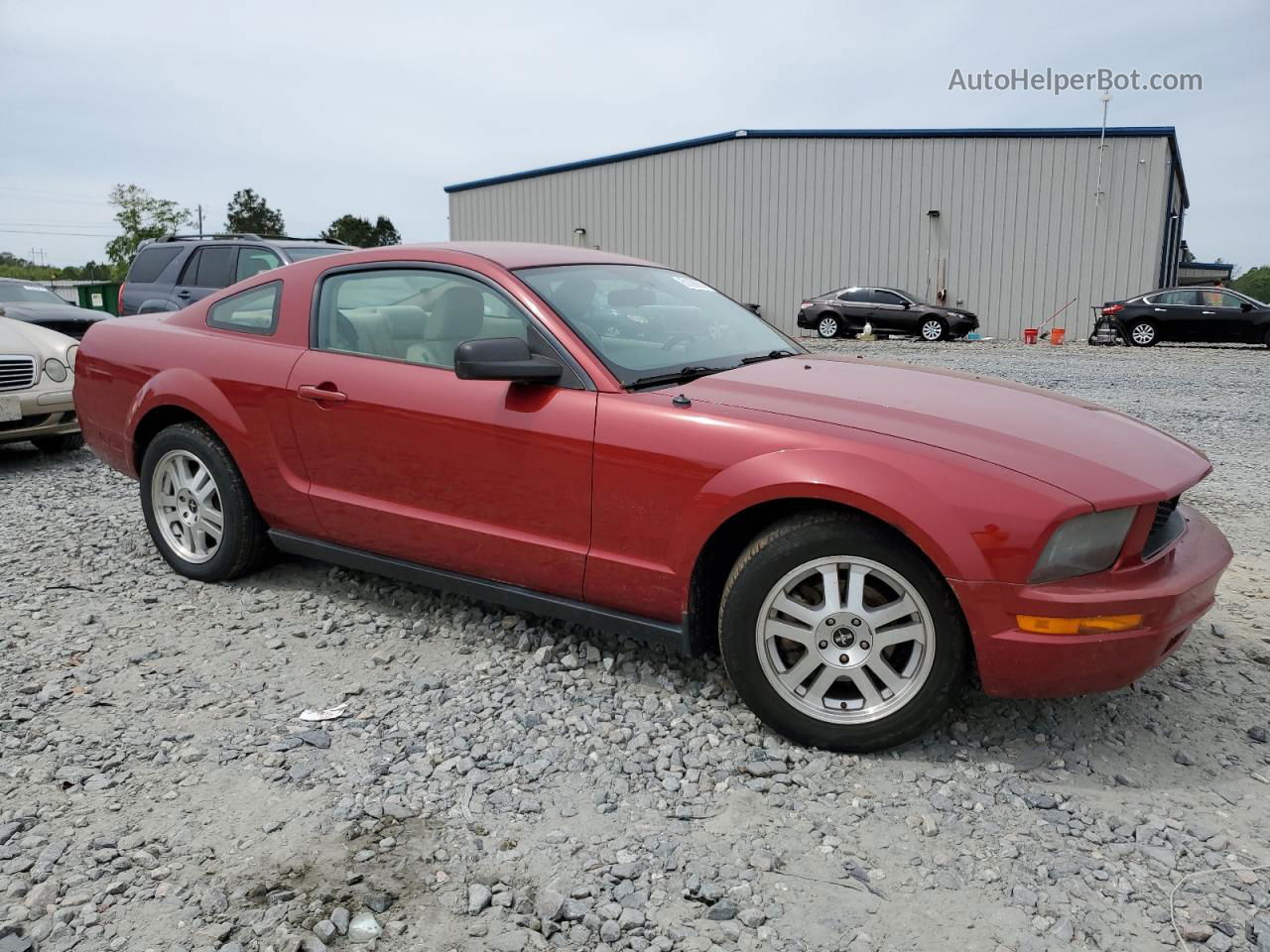 2008 Ford Mustang  Red vin: 1ZVHT80N685120532