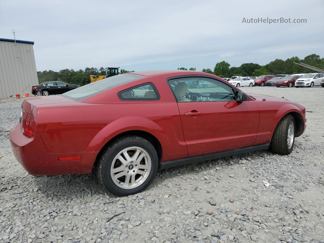 2008 Ford Mustang  Red vin: 1ZVHT80N685120532