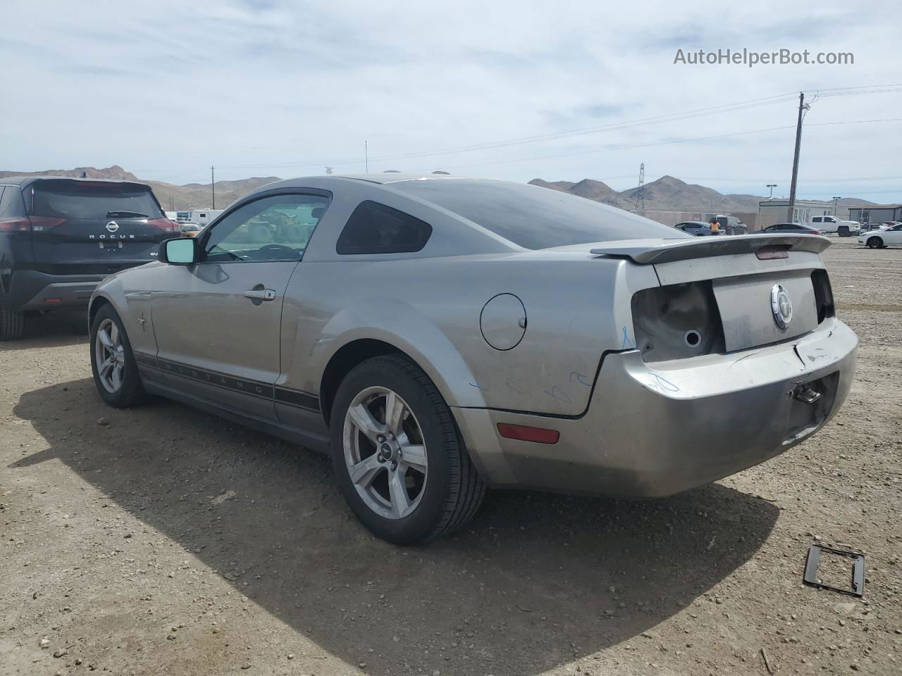 2008 Ford Mustang  Серебряный vin: 1ZVHT80N785185051