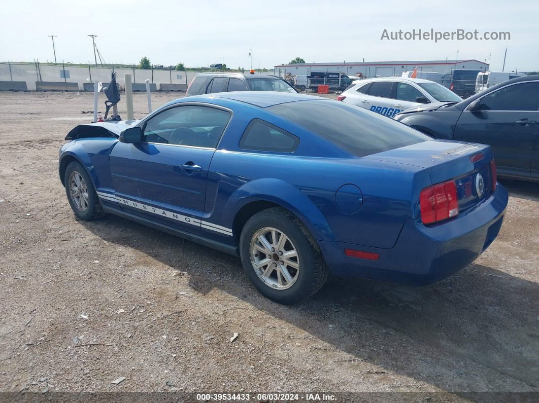 2008 Ford Mustang V6 Deluxe/v6 Premium Blue vin: 1ZVHT80N985200682