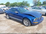 2008 Ford Mustang V6 Deluxe/v6 Premium Blue vin: 1ZVHT80N985200682