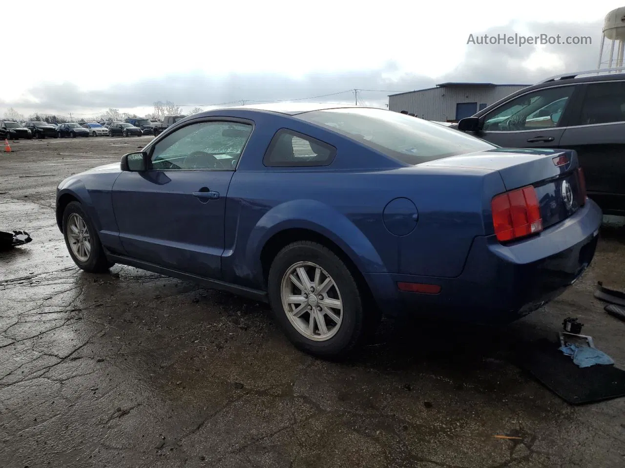 2008 Ford Mustang  Blue vin: 1ZVHT80NX85148429