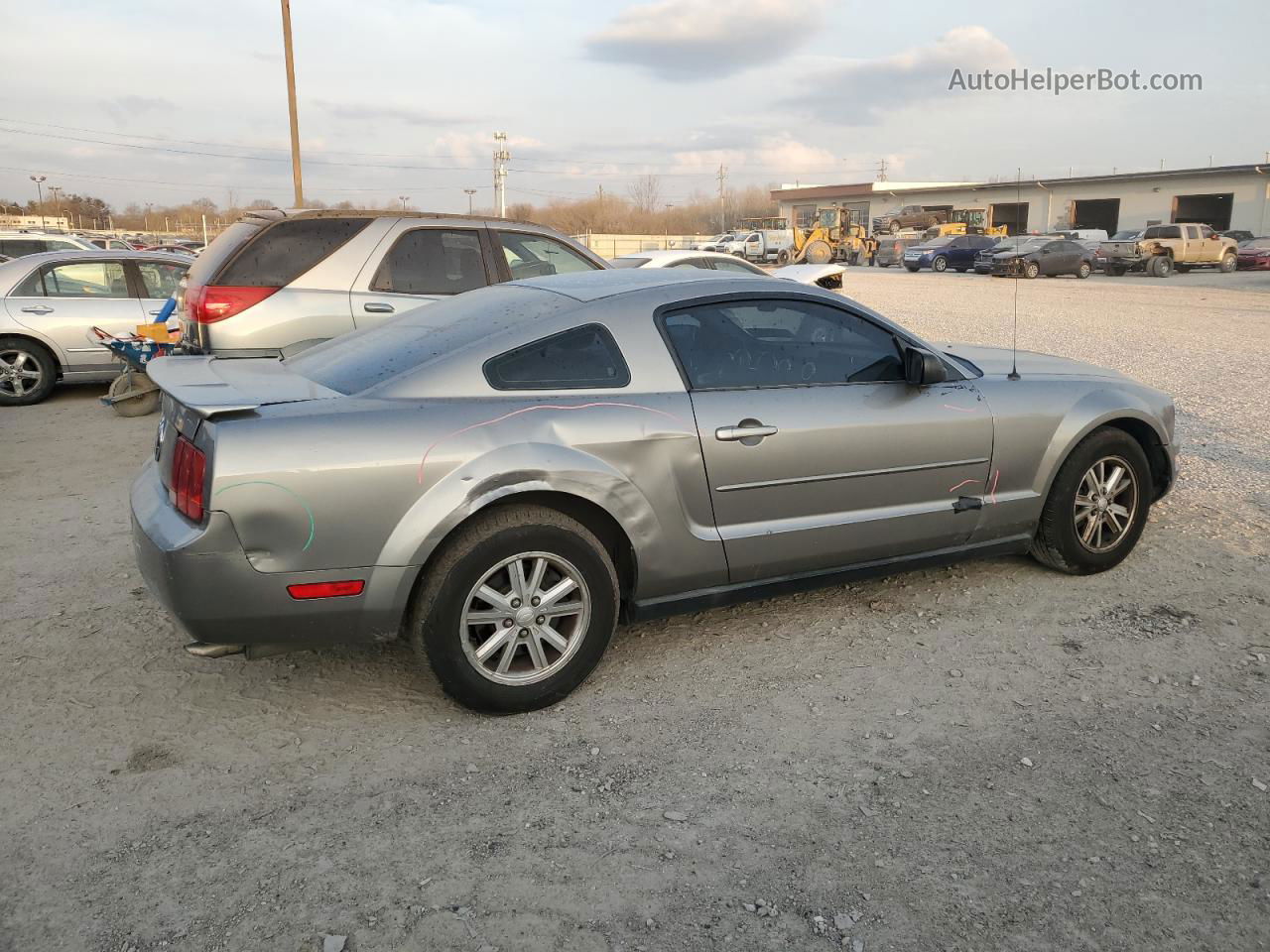 2008 Ford Mustang  Gray vin: 1ZVHT80NX85181415