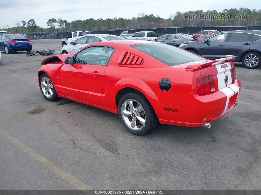 2008 Ford Mustang Gt Deluxe/gt Premium Red vin: 1ZVHT82H185159830