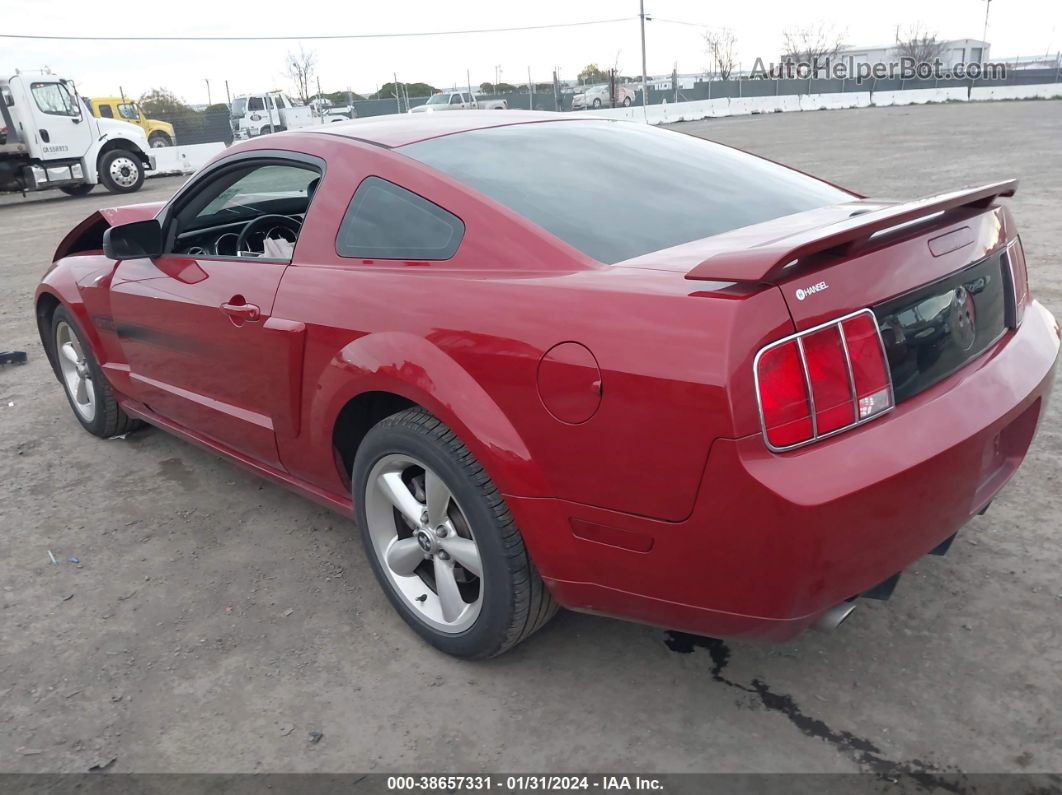 2008 Ford Mustang Gt Deluxe/gt Premium Красный vin: 1ZVHT82H485151544