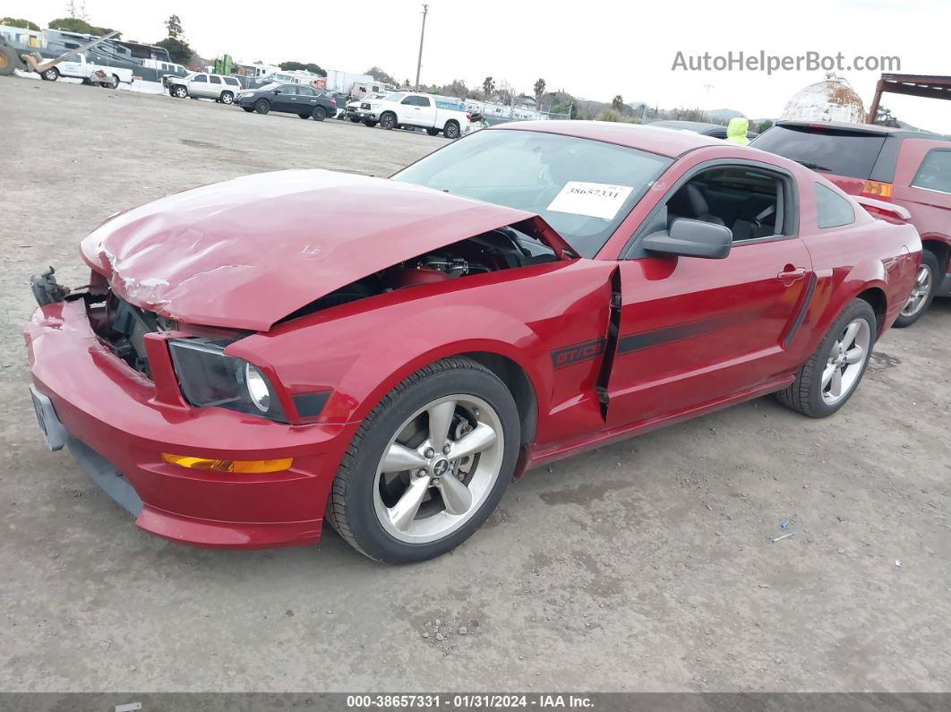 2008 Ford Mustang Gt Deluxe/gt Premium Красный vin: 1ZVHT82H485151544