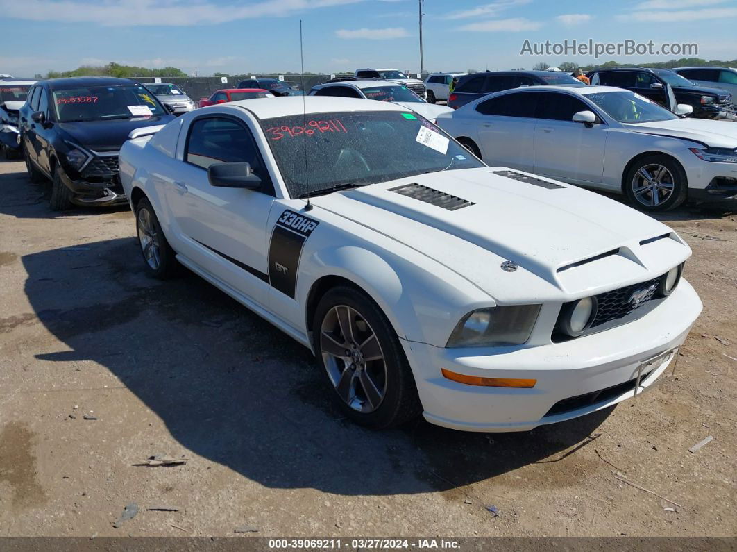 2008 Ford Mustang Gt Deluxe/gt Premium White vin: 1ZVHT82H585167977