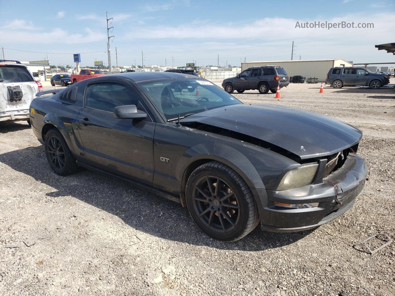2008 Ford Mustang Gt Charcoal vin: 1ZVHT82H585198291