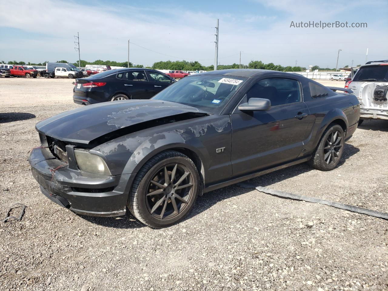 2008 Ford Mustang Gt Charcoal vin: 1ZVHT82H585198291