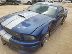 2008 Ford Mustang Gt Blue vin: 1ZVHT82H685121137