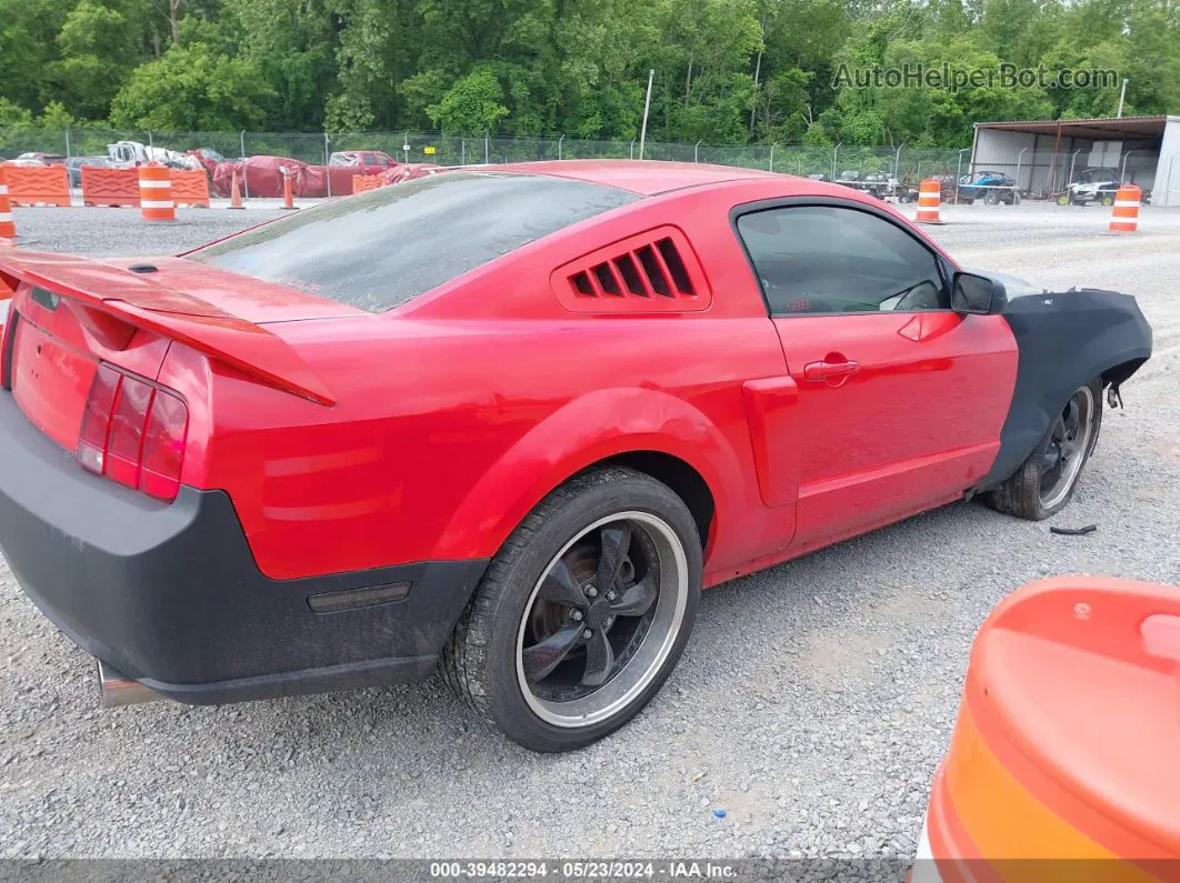 2008 Ford Mustang Gt Premium Red vin: 1ZVHT82H885111192