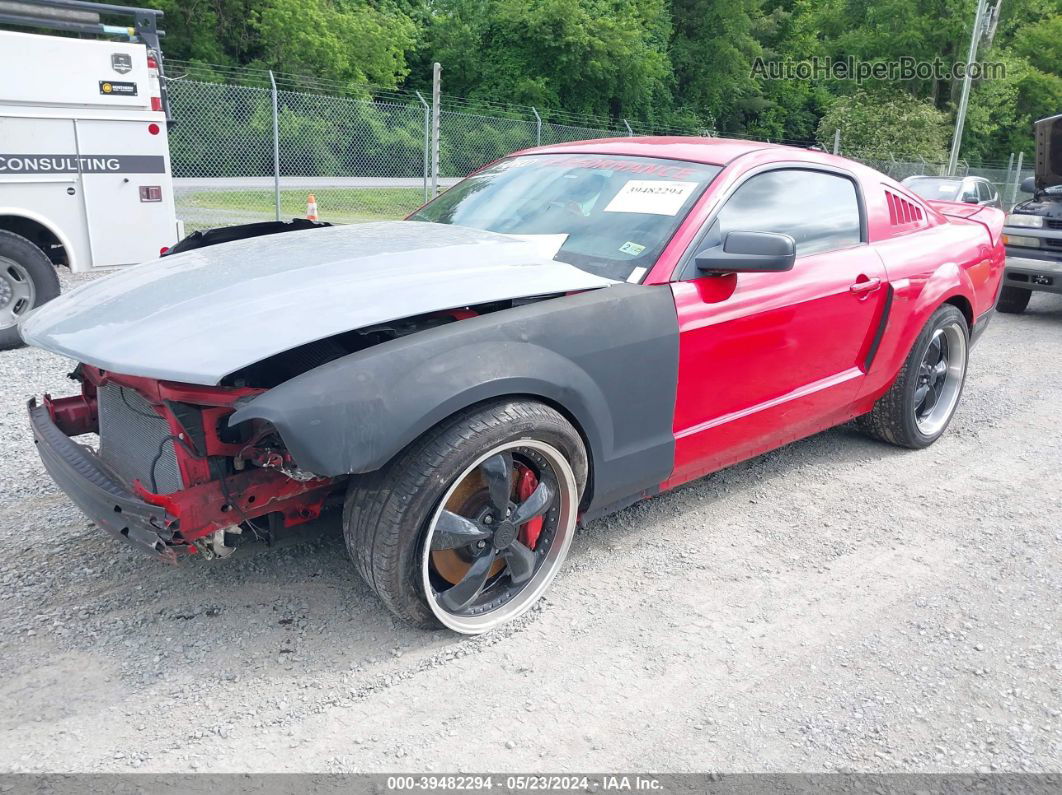 2008 Ford Mustang Gt Premium Red vin: 1ZVHT82H885111192