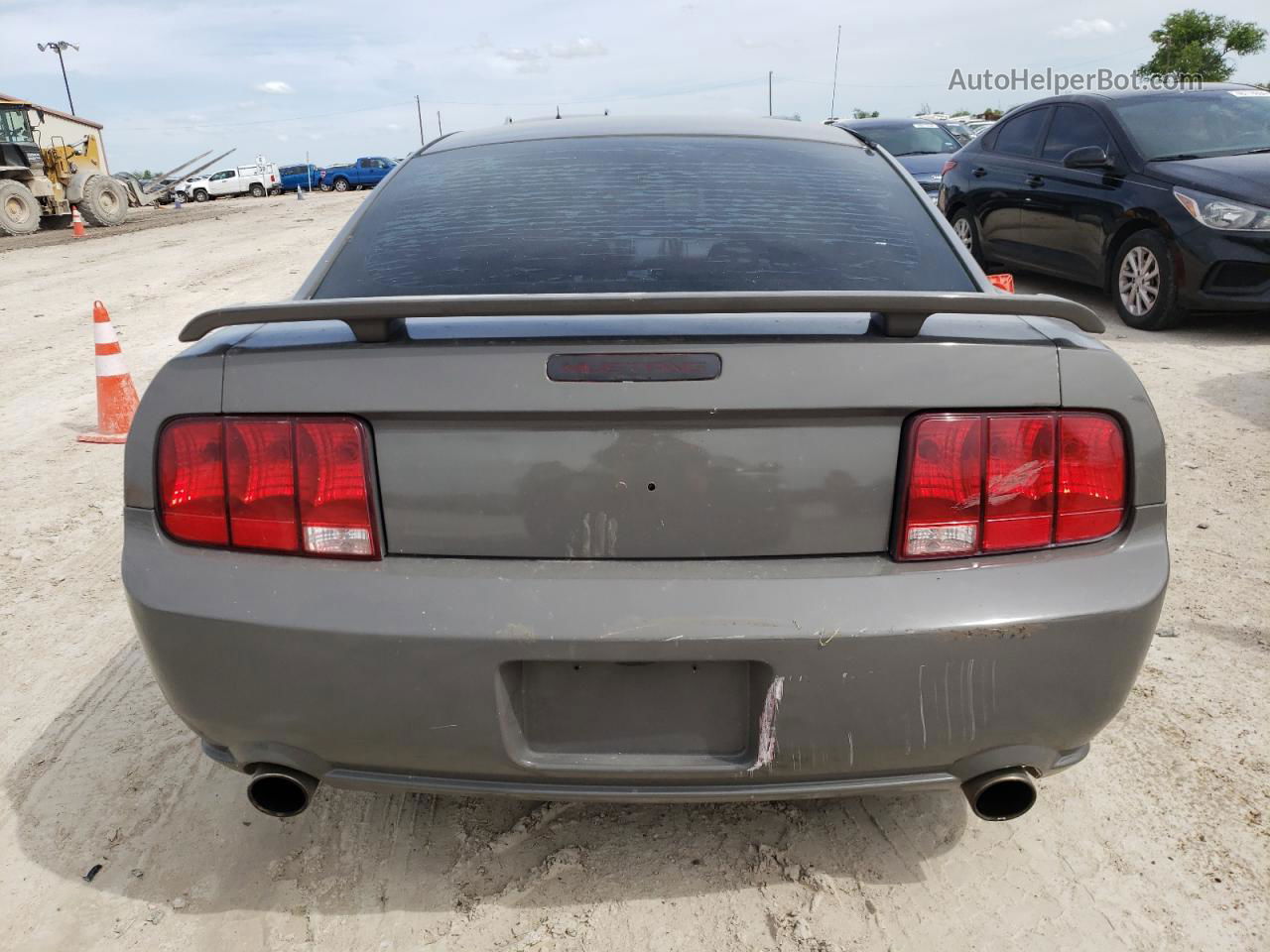 2008 Ford Mustang Gt Gray vin: 1ZVHT82H885199385