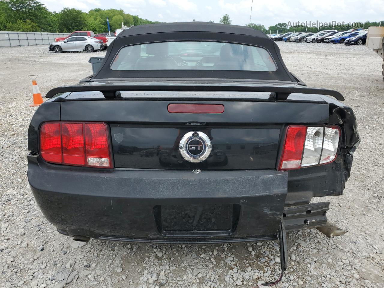 2008 Ford Mustang Gt Black vin: 1ZVHT85H385116618