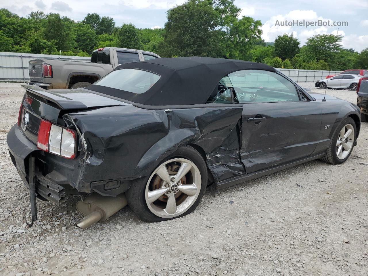 2008 Ford Mustang Gt Black vin: 1ZVHT85H385116618