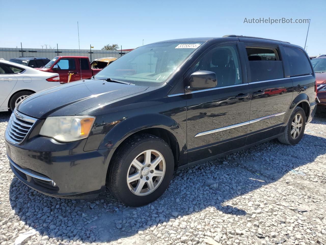 2011 Chrysler Town & Country Touring Black vin: 2A4RR5DG0BR638432