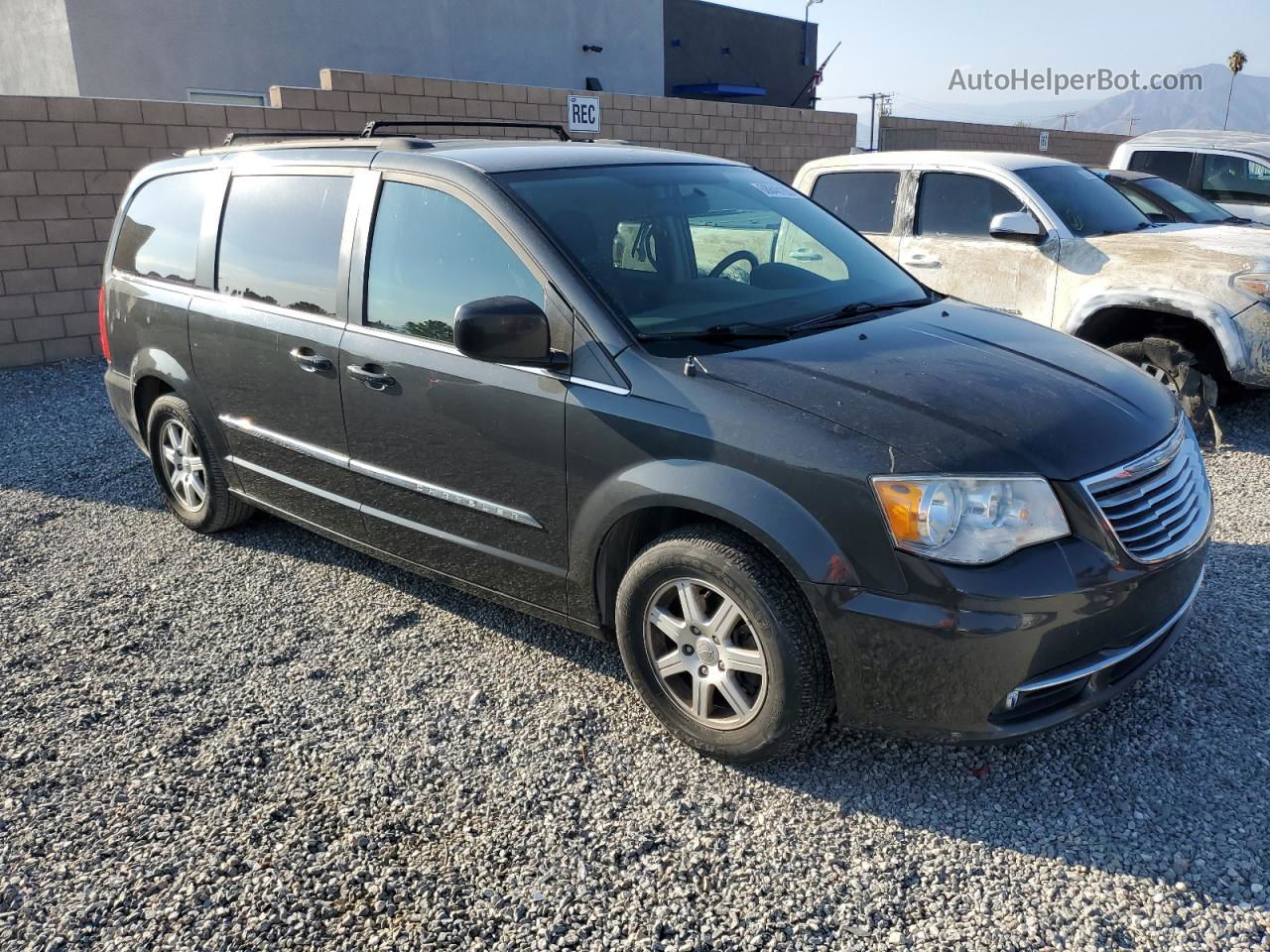 2011 Chrysler Town & Country Touring Black vin: 2A4RR5DG0BR674914