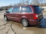 2011 Chrysler Town & Country Touring Burgundy vin: 2A4RR5DG2BR665003