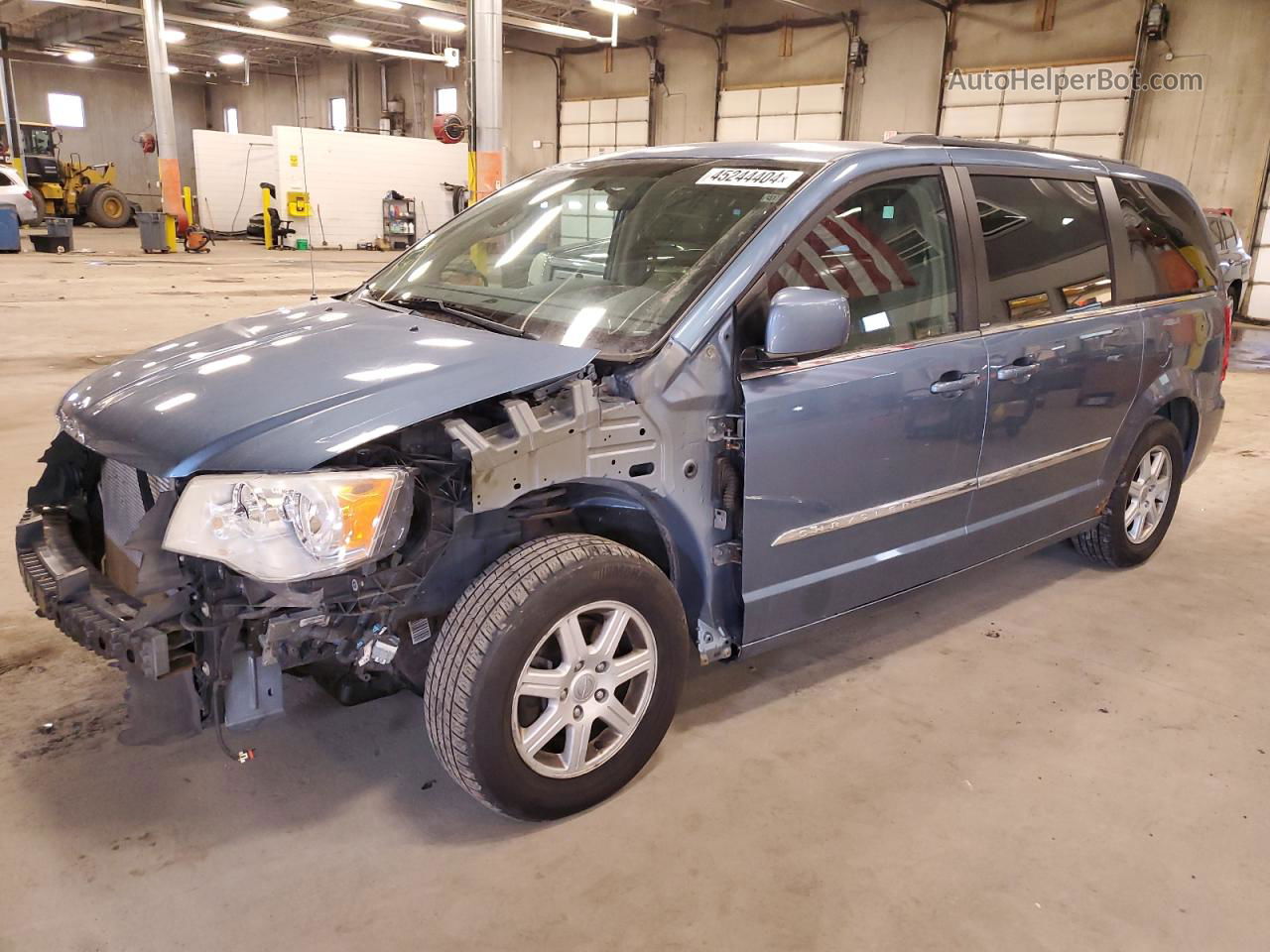 2011 Chrysler Town & Country Touring Blue vin: 2A4RR5DG2BR696252