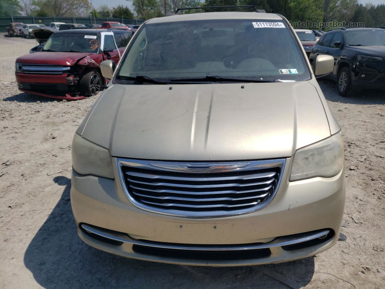 2011 Chrysler Town & Country Touring Beige vin: 2A4RR5DG5BR604079