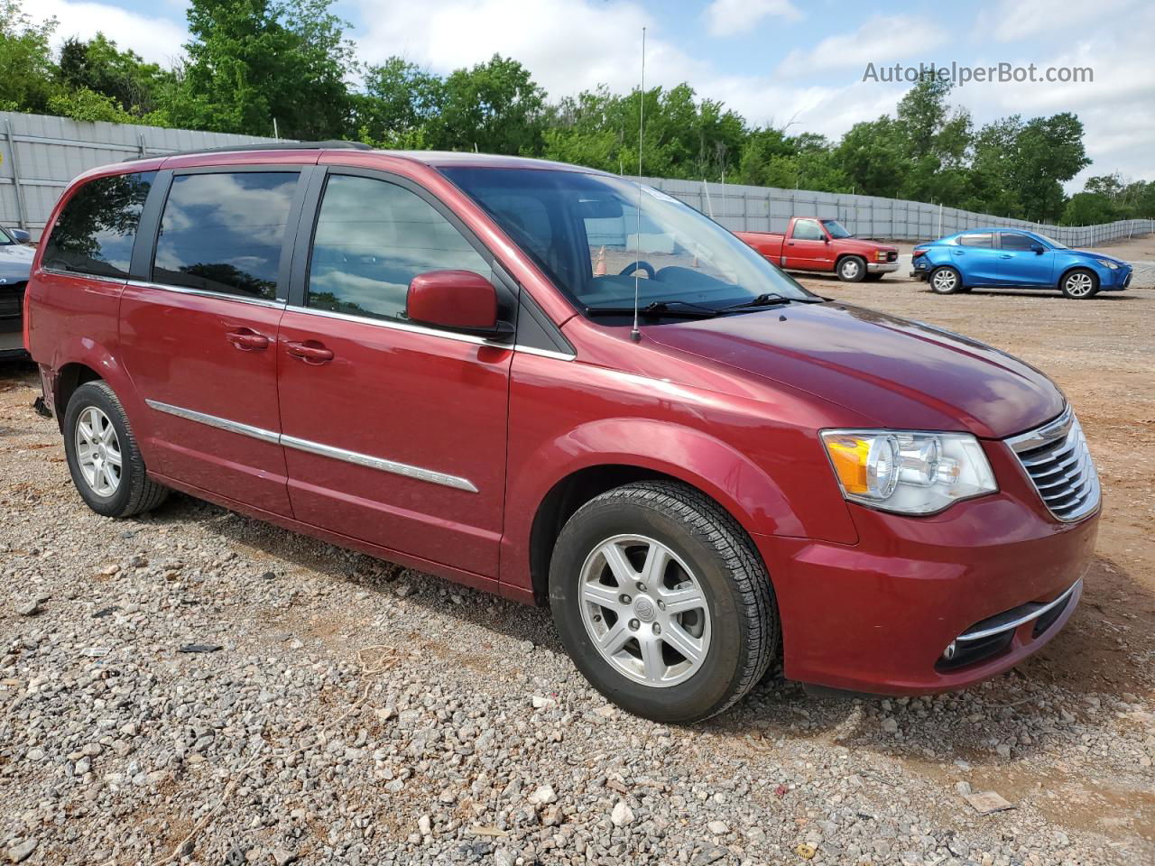 2011 Chrysler Town & Country Touring Темно-бордовый vin: 2A4RR5DG5BR611405