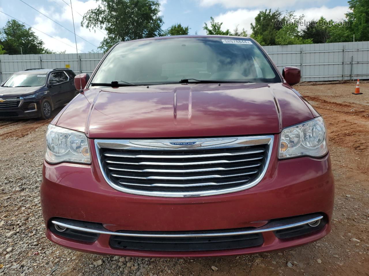 2011 Chrysler Town & Country Touring Темно-бордовый vin: 2A4RR5DG5BR611405