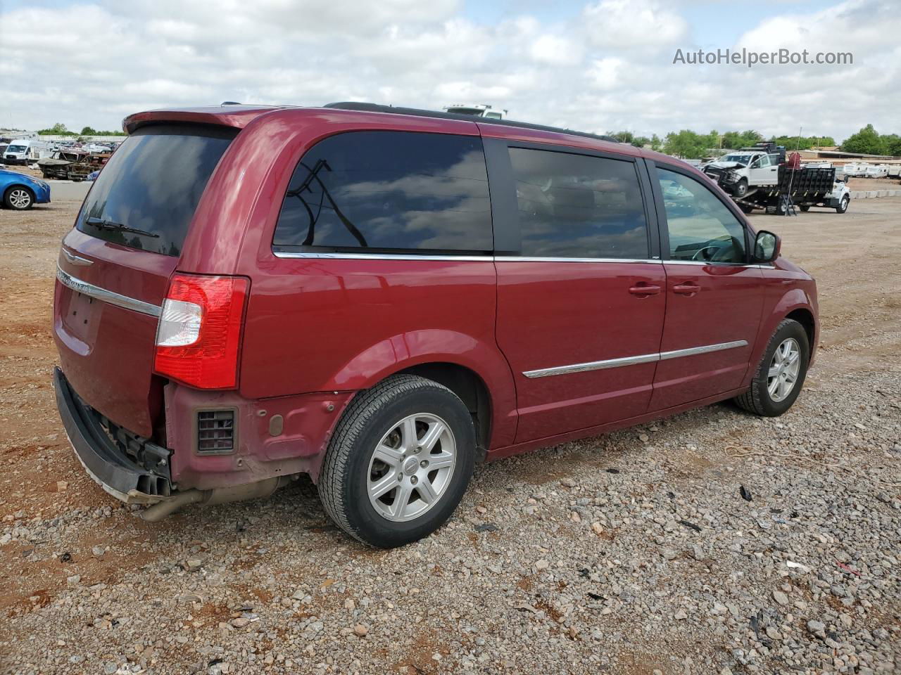 2011 Chrysler Town & Country Touring Темно-бордовый vin: 2A4RR5DG5BR611405