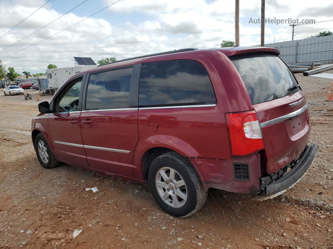 2011 Chrysler Town & Country Touring Темно-бордовый vin: 2A4RR5DG5BR611405