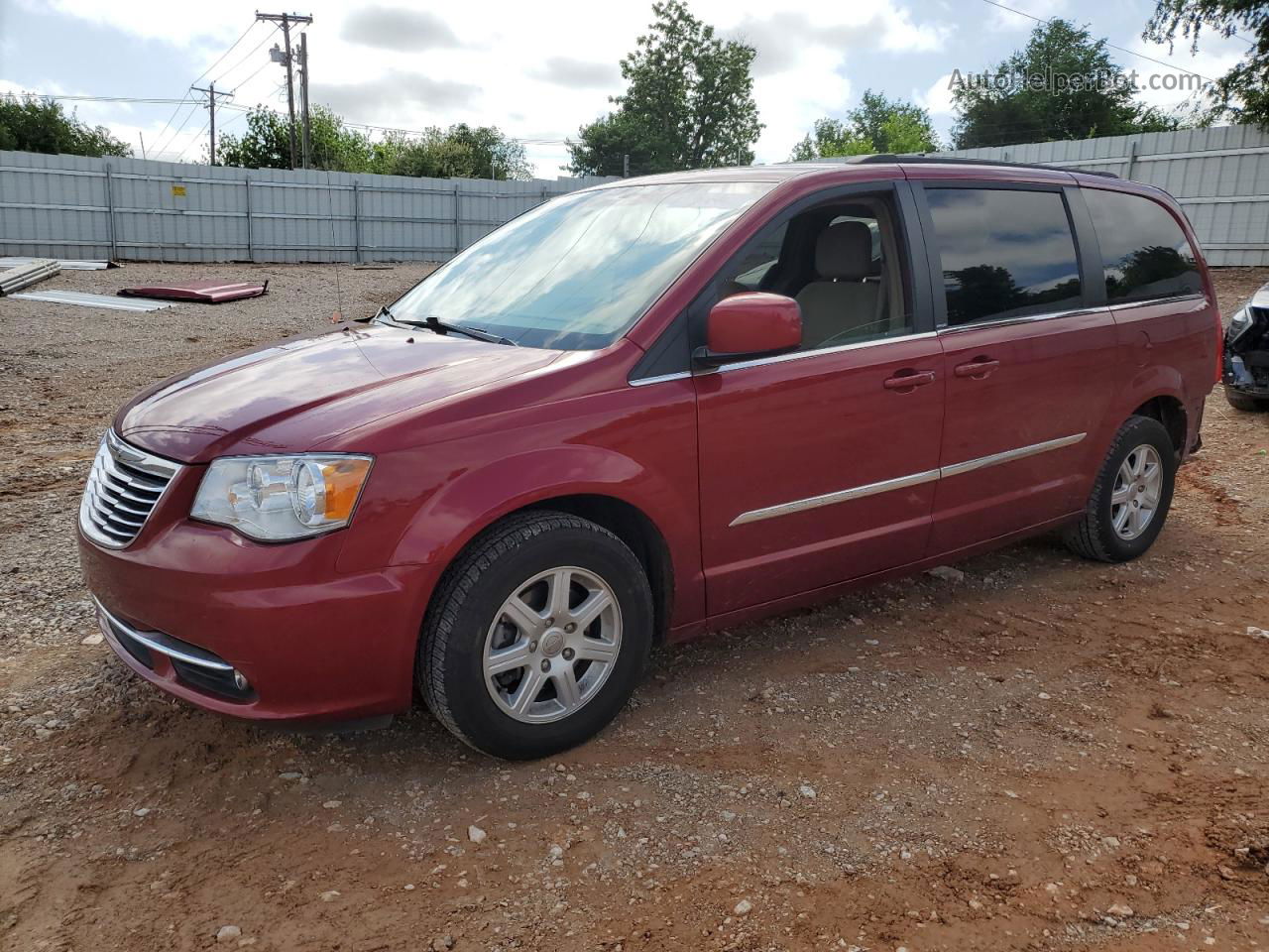 2011 Chrysler Town & Country Touring Темно-бордовый vin: 2A4RR5DG5BR611405