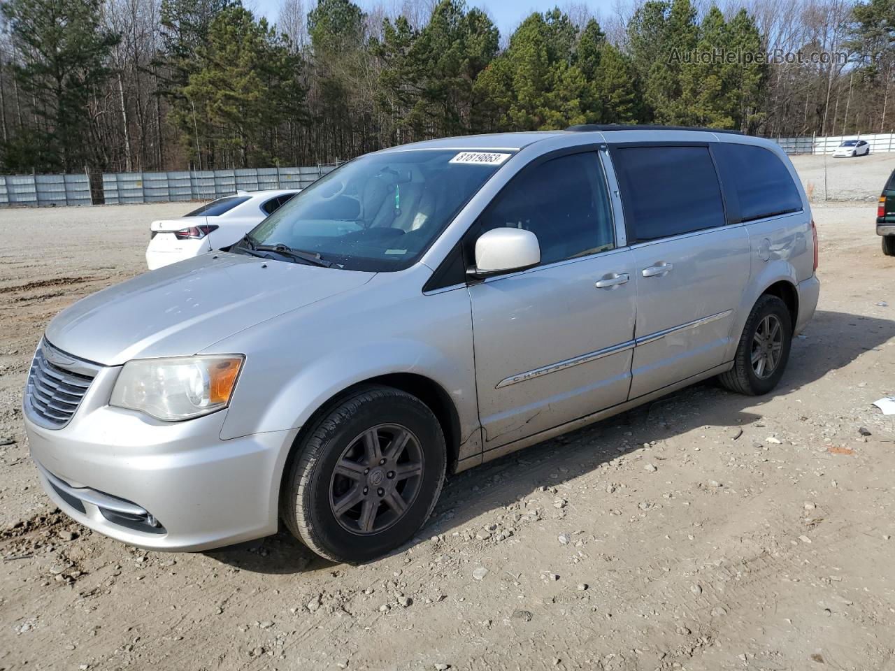 2011 Chrysler Town & Country Touring Silver vin: 2A4RR5DG5BR683639