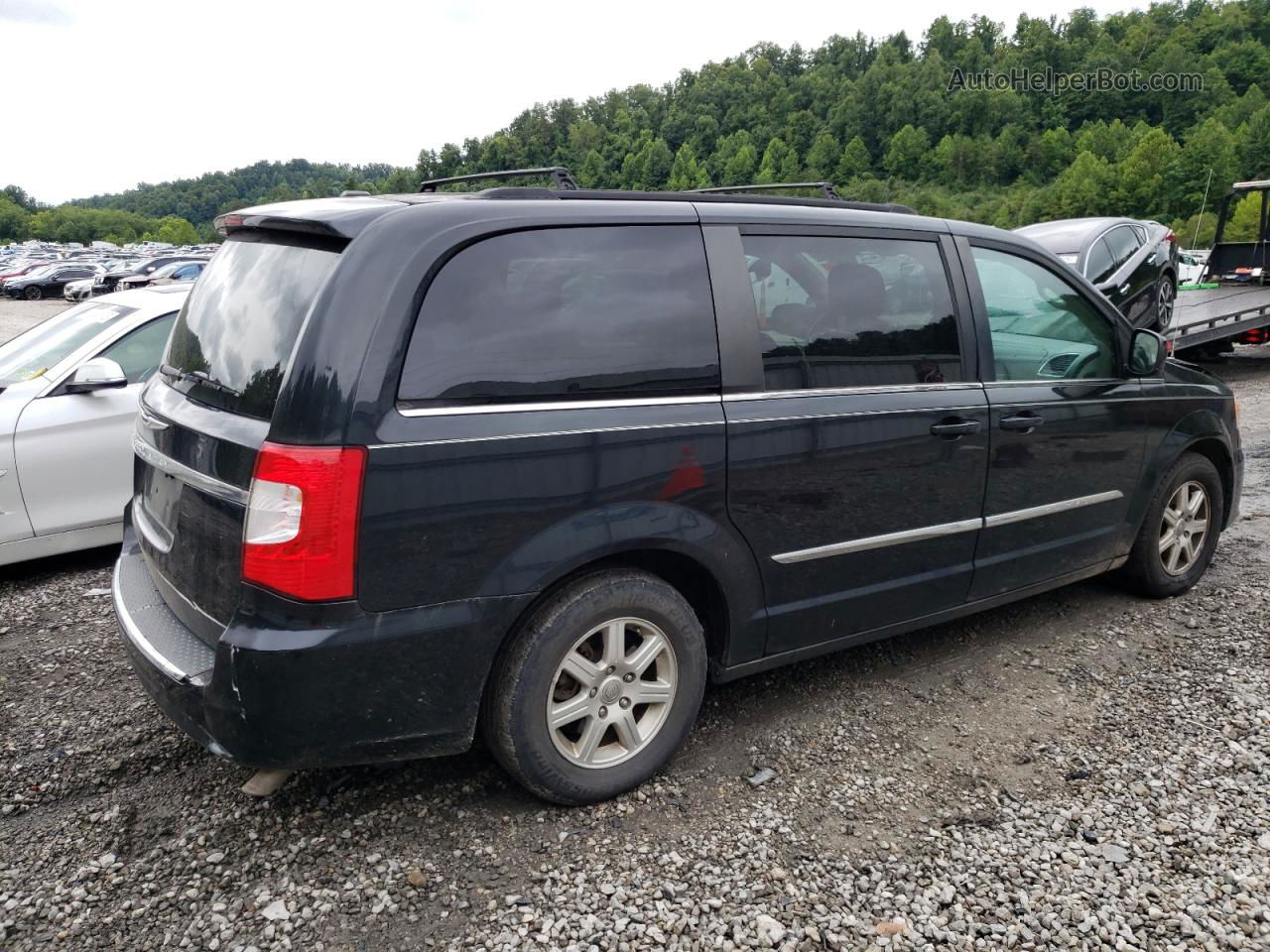 2011 Chrysler Town & Country Touring Black vin: 2A4RR5DG5BR694432