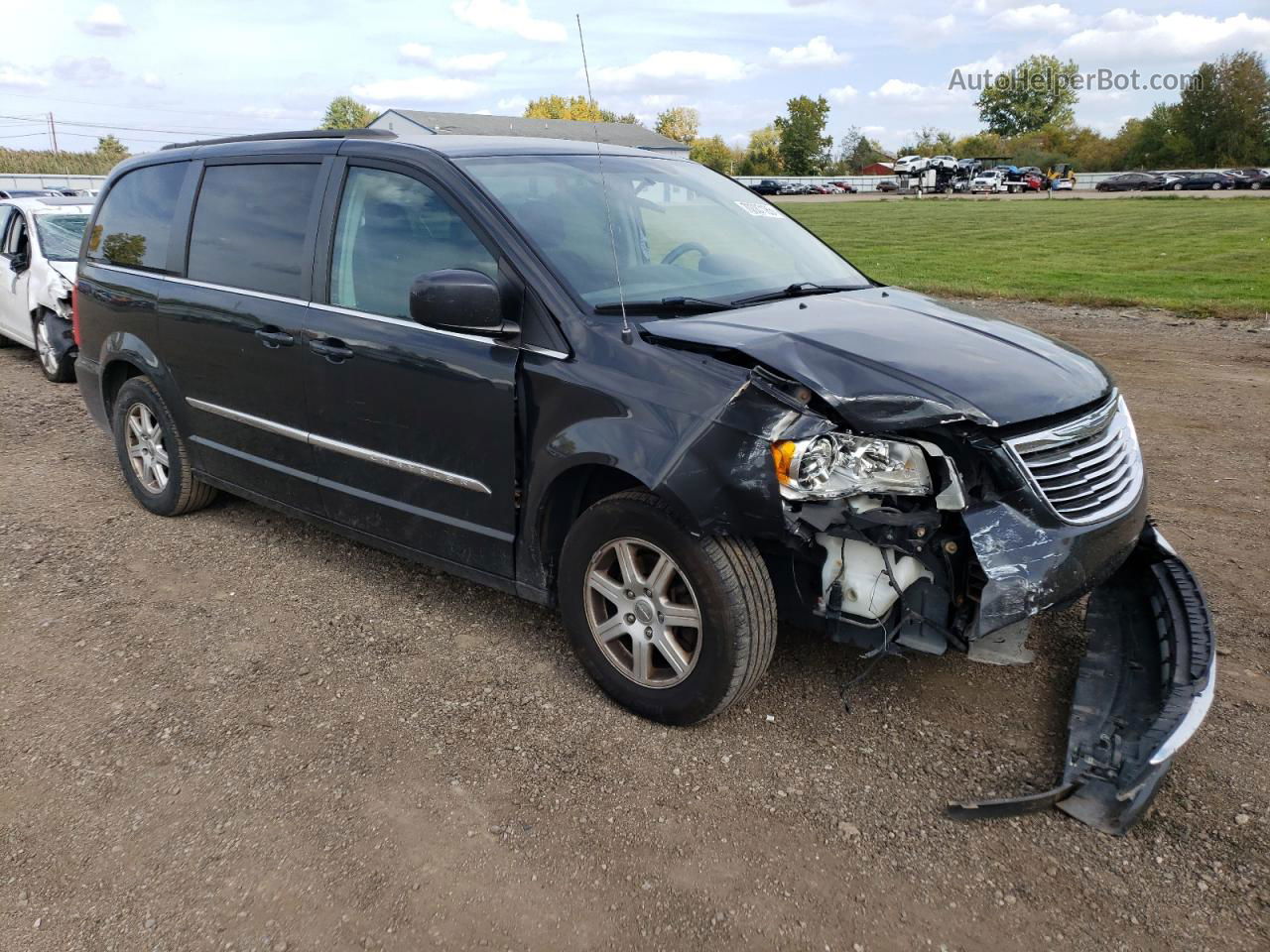 2011 Chrysler Town & Country Touring Black vin: 2A4RR5DG5BR782400