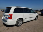 2011 Chrysler Town & Country Touring White vin: 2A4RR5DG6BR638161