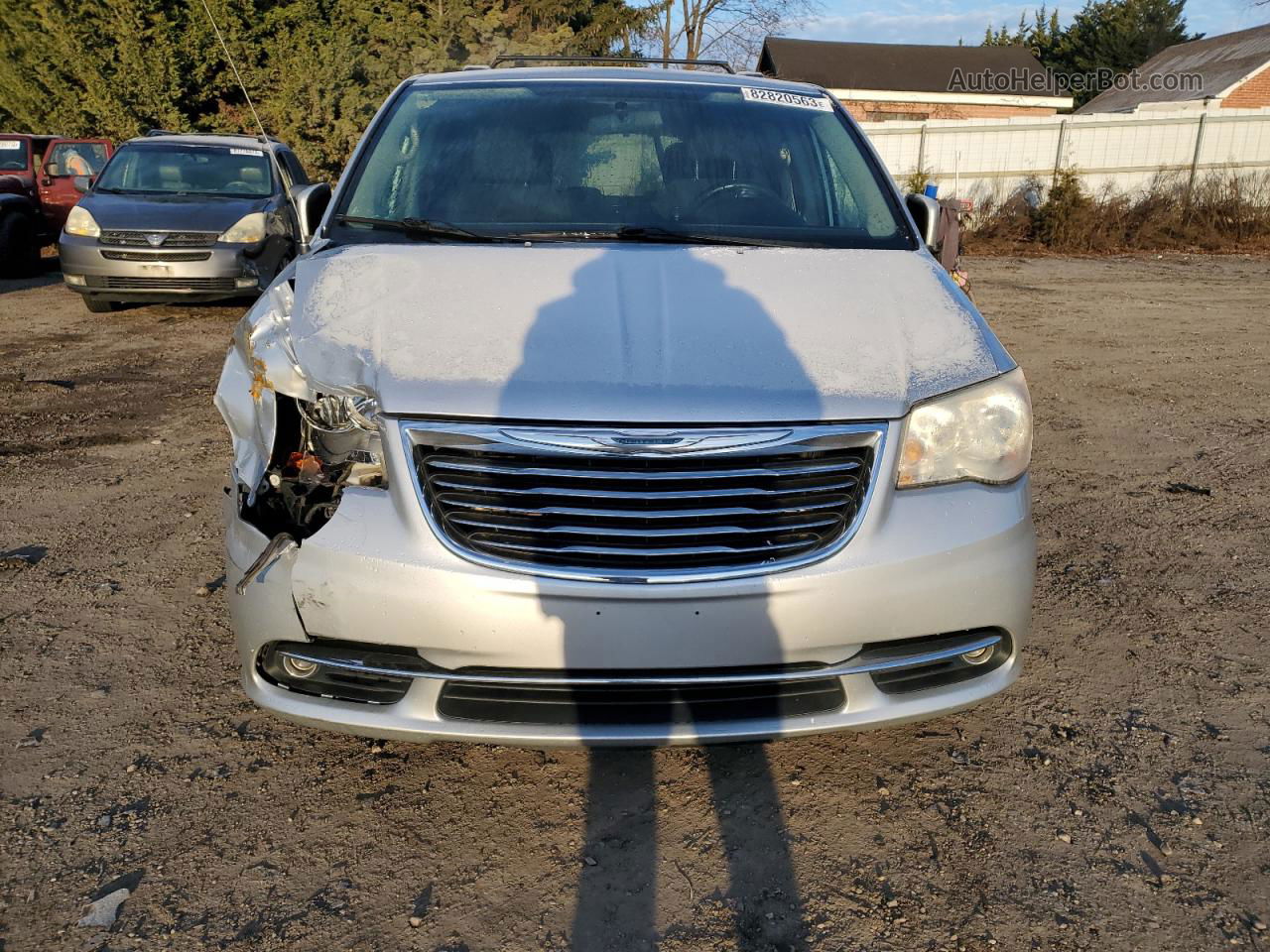 2011 Chrysler Town & Country Touring Silver vin: 2A4RR5DG6BR781871