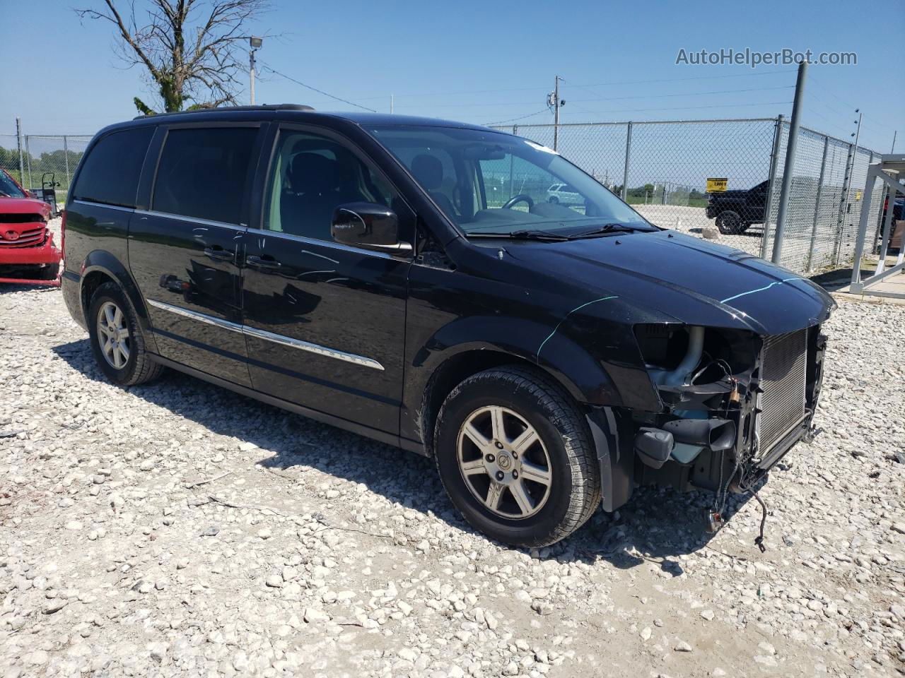 2011 Chrysler Town & Country Touring Black vin: 2A4RR5DG7BR603984