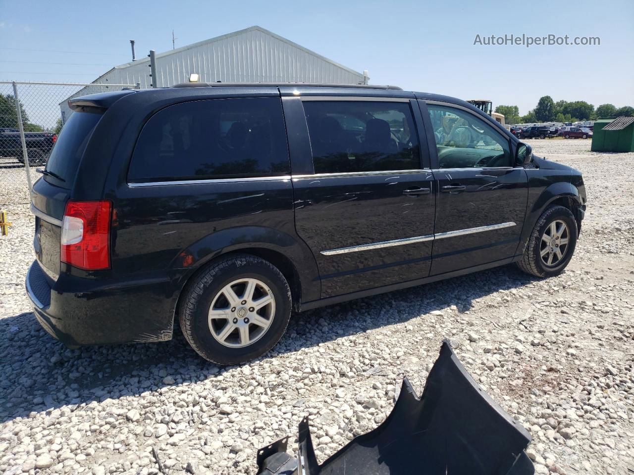 2011 Chrysler Town & Country Touring Black vin: 2A4RR5DG7BR603984