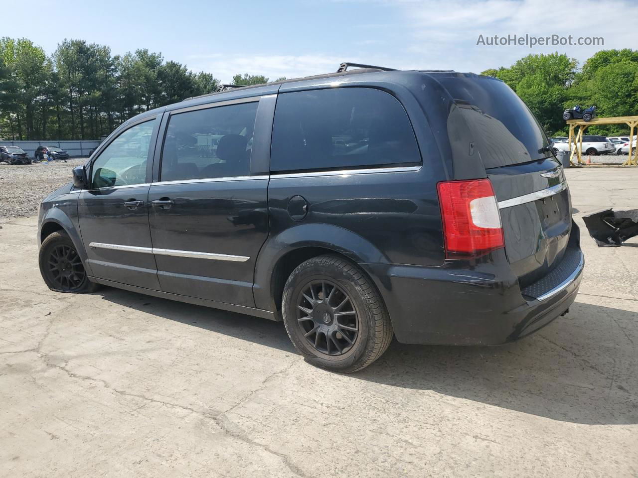 2011 Chrysler Town & Country Touring Black vin: 2A4RR5DG7BR623197